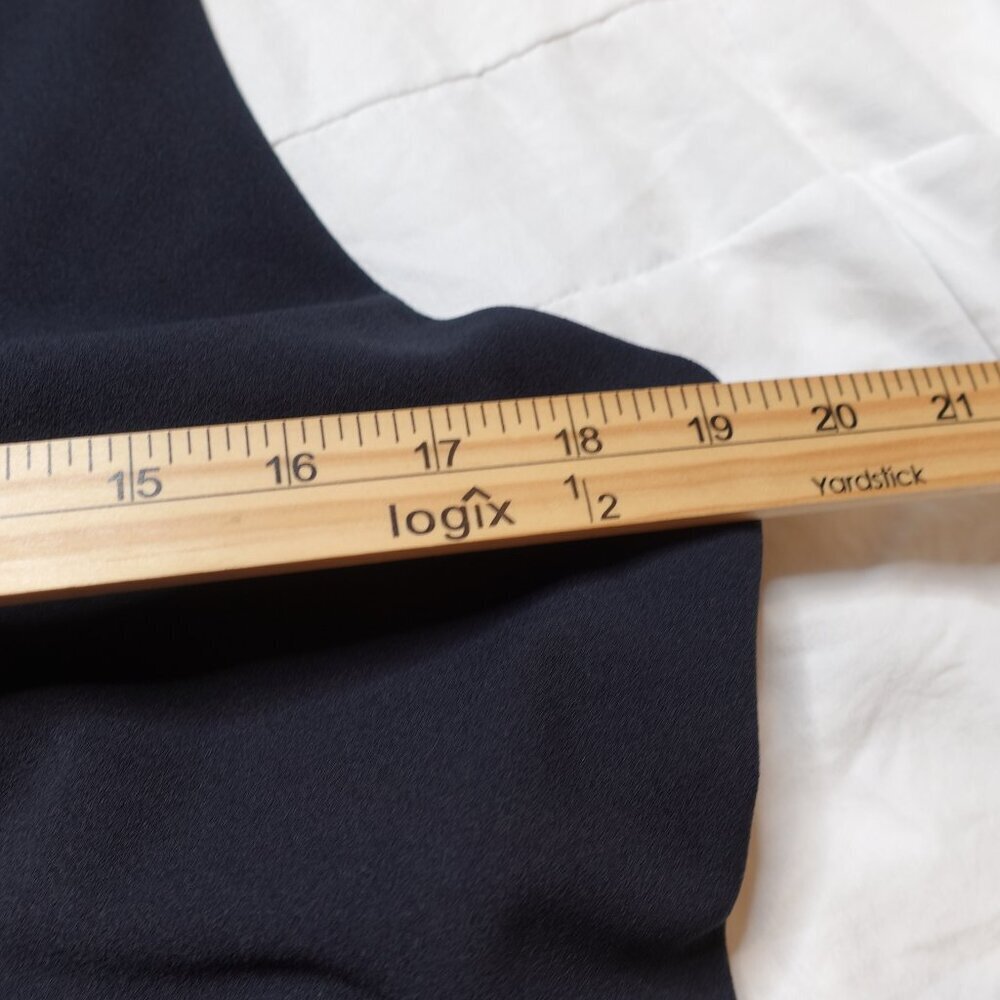 NEW Sachin & Babi Cece One shoulder crepe Evening gown in Navy Women's size 14 - Picture 10 of 13